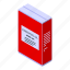 package, essential, oils, isometric 
