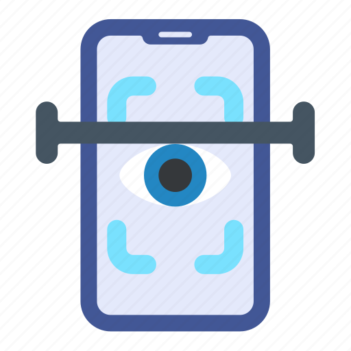 Eye, iris, scan, mobile, phone, smart icon - Download on Iconfinder