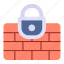 brick, firewall, network, secure, web, security 