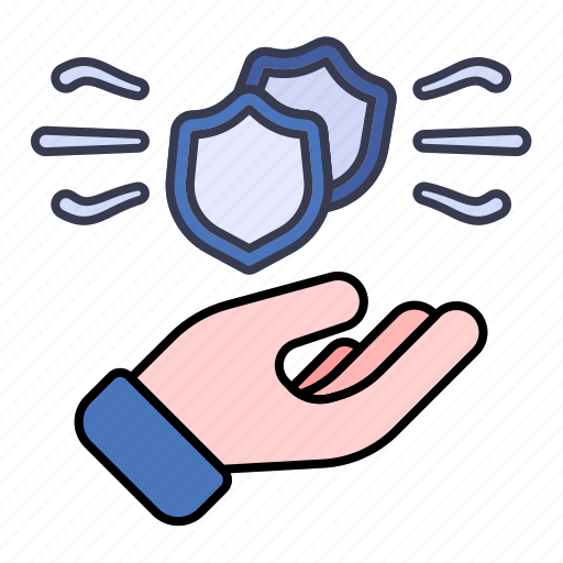 Hand, world, shield, protection, secure, safe icon - Download on Iconfinder