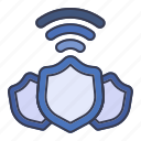 connection, hotspot, protection, shield, signal, wifi, wireless