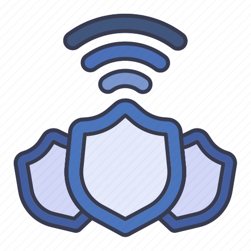 Connection, hotspot, protection, shield, signal, wifi, wireless icon - Download on Iconfinder
