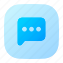 chat, message, bubble, box, comment, conversation