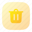 trash, garbage, rubbish, delete, dustbin, remove