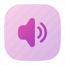volume, sound, speaker, audio, music, button