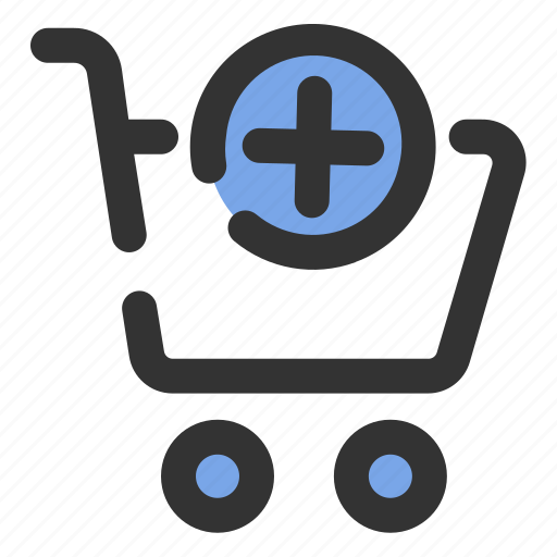 Add, cart, essential, shop, store icon - Download on Iconfinder