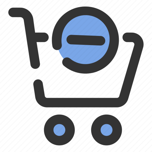 Cart, essential, remove, shop, store icon - Download on Iconfinder