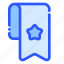 bookmark, star, mark, ribbon, tag 