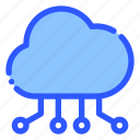 cloud, computing, network, server, connection