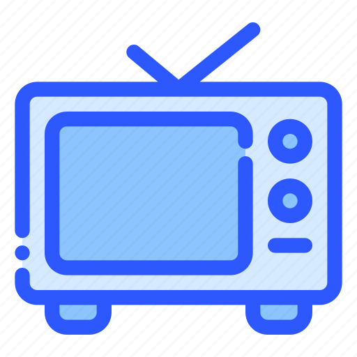 Television, vintage, analog, tv, antenna icon - Download on Iconfinder