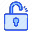 unlock, padlock, password, privacy, secure