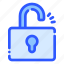unlock, padlock, password, privacy, secure 