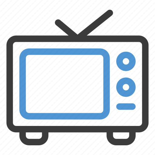 Television, vintage, analog, tv, antenna icon - Download on Iconfinder
