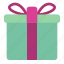 gift, present, package, box, birthday 
