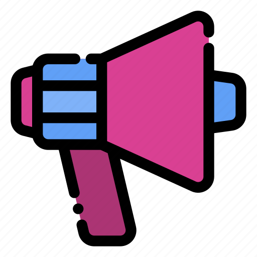 Megaphone, announcement, advertising, loud, broadcast icon - Download on Iconfinder