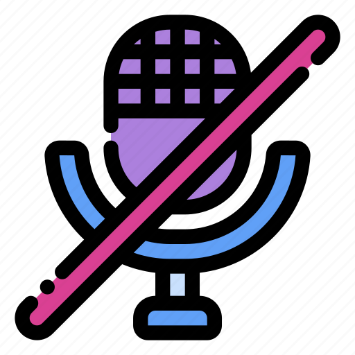 Mute, mic, microphone, audio, voice icon - Download on Iconfinder