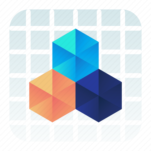 Cube, cubes, dimension, dimensional, graph icon - Download on Iconfinder