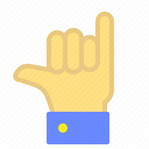 Arrow, gesture, hand, interaction, looser icon - Download on Iconfinder