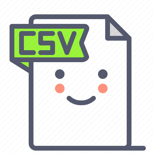 Csv, document, file, microsoft, office, text, write icon - Download on Iconfinder