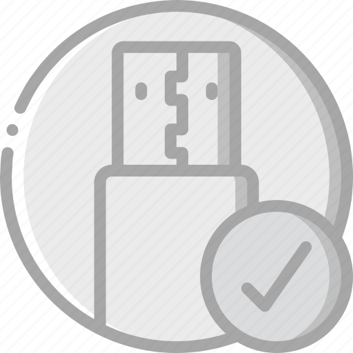 Complete, essential, save, usb icon - Download on Iconfinder