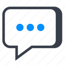 essential, chat, 3dots, communication, interaction, bubble, conversation