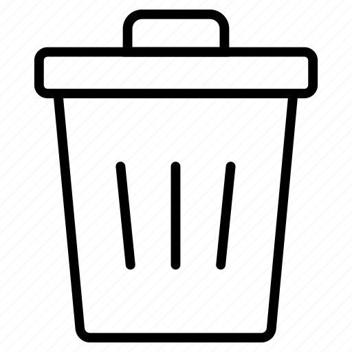 Trash, garbage, can, rubbish, bin, uninstall icon - Download on Iconfinder