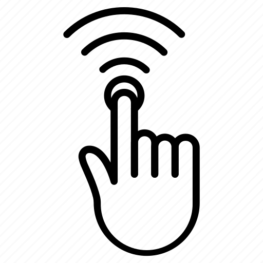 Wireless, internet, hand, gesture icon - Download on Iconfinder
