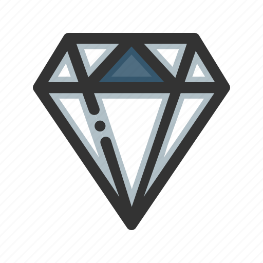 Diamond, jewelry, gem, jewel, stone, gemstone, crystal icon - Download on Iconfinder
