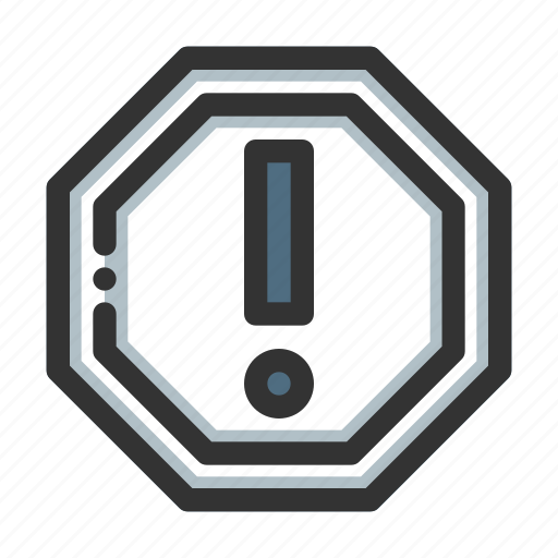 Warning, alert, danger, attention, caution, error, exclamation icon - Download on Iconfinder