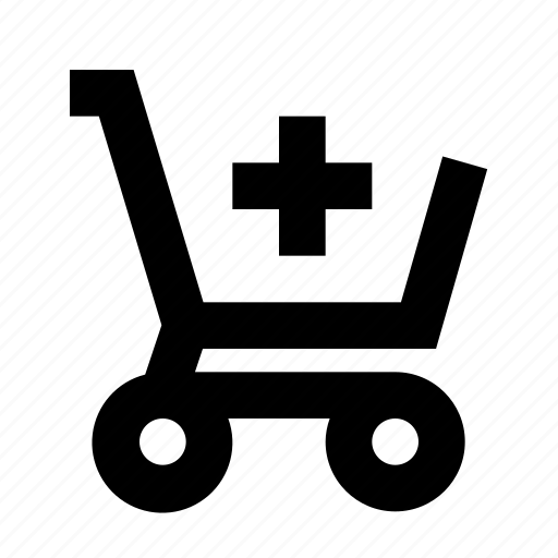 Shopping, cart, plus icon - Download on Iconfinder