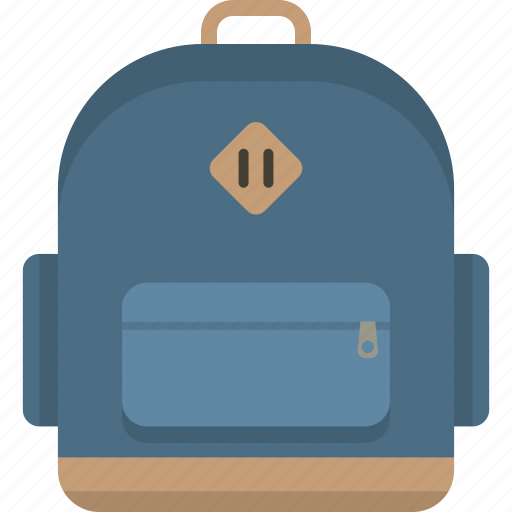 Backpack, bag, bookbag, knapsack, rucksack, school icon - Download on Iconfinder