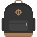 backpack, bag, bookbag, knapsack, rucksack, school