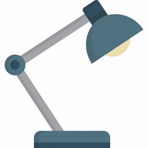 Desk, desk lamp, desklamp, lamp, light icon - Download on Iconfinder