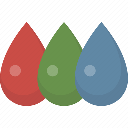 Color, colors, drops, paint, red blue green, rgb icon - Download on Iconfinder