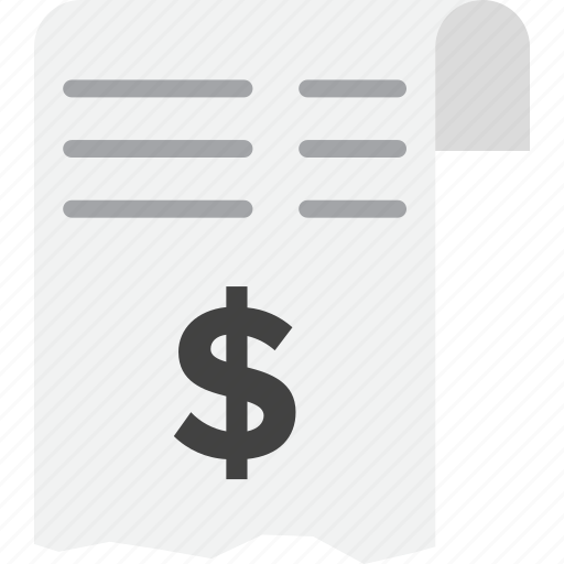 Checkout, dollar, invoice, receipt, total icon - Download on Iconfinder