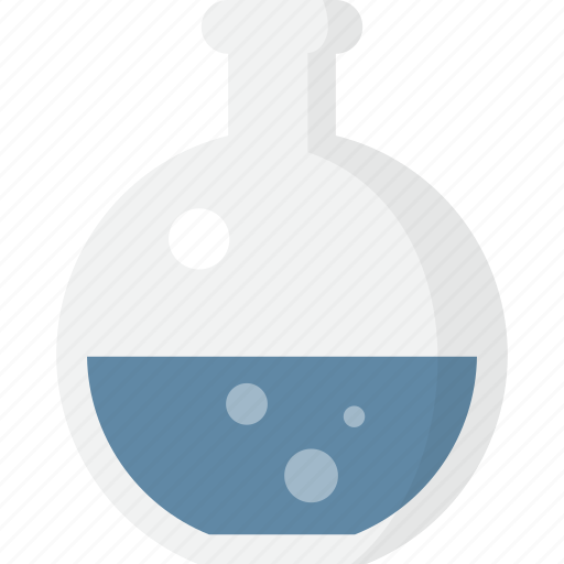 Chemistry, equipment, flask, lab, round, science icon - Download on Iconfinder