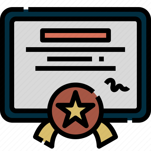 Certificate, authorization, license, award, permit icon - Download on Iconfinder