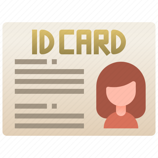 Identification, official, person, information, card icon - Download on Iconfinder