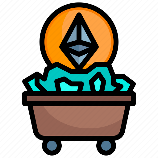 Mining, ethereum, cart, cryptocurrency, digital, currency icon - Download on Iconfinder