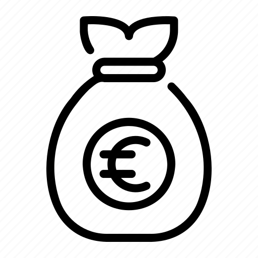 Money, bag, business, budget, cost, euro, coins icon - Download on Iconfinder