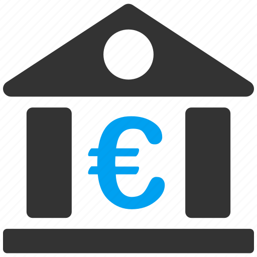 Banking, business, company, euro, european, financial, bank office icon - Download on Iconfinder