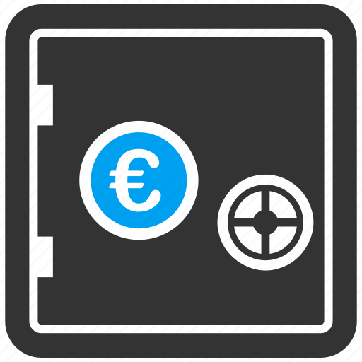 Euro, safe, bank, box, deposit, protection, safety icon - Download on Iconfinder