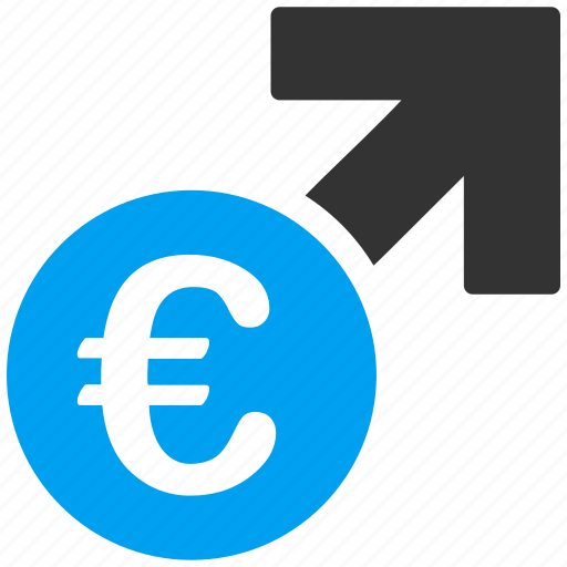 Arrow, business, euro, european, graph, growth, erection icon - Download on Iconfinder