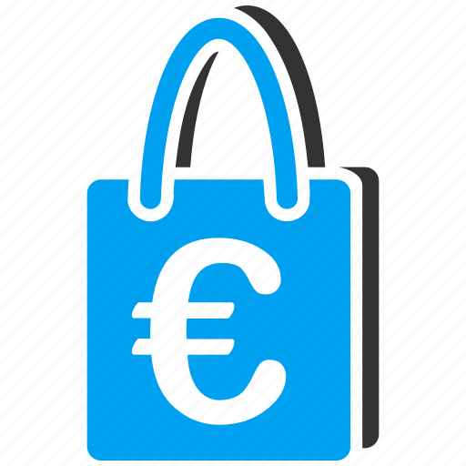 Euro, european, package, retail, sale, basket, shopping bag icon - Download on Iconfinder