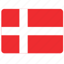 flag, country, european, national, denmark