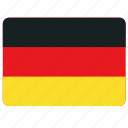 flag, country, european, national, germany