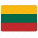 flag, country, european, national, lithuania