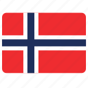 flag, country, european, nation, norway