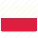 flag, country, european, national, poland