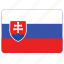 flag, country, european, national, slovakia 